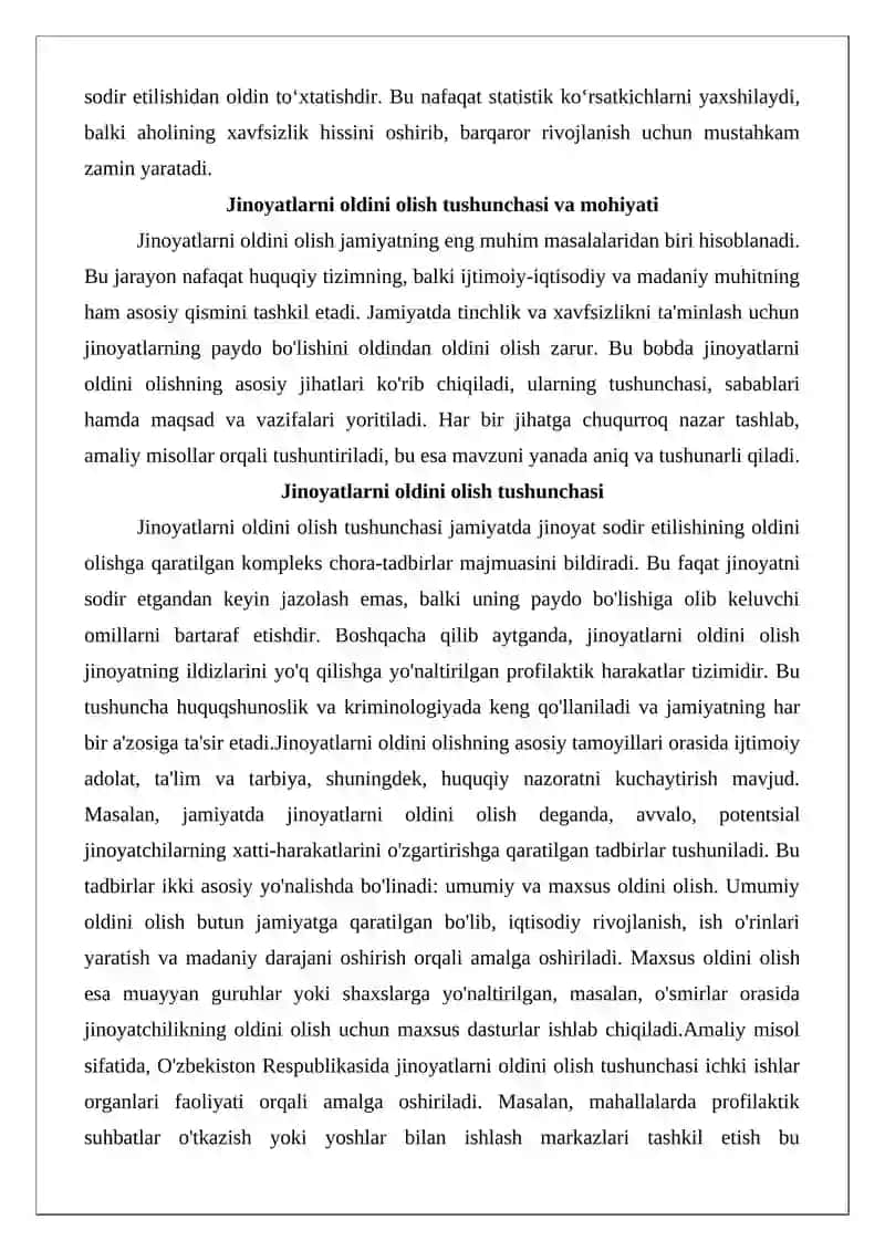 Jinoyatlarni oldini olish choralari 3
