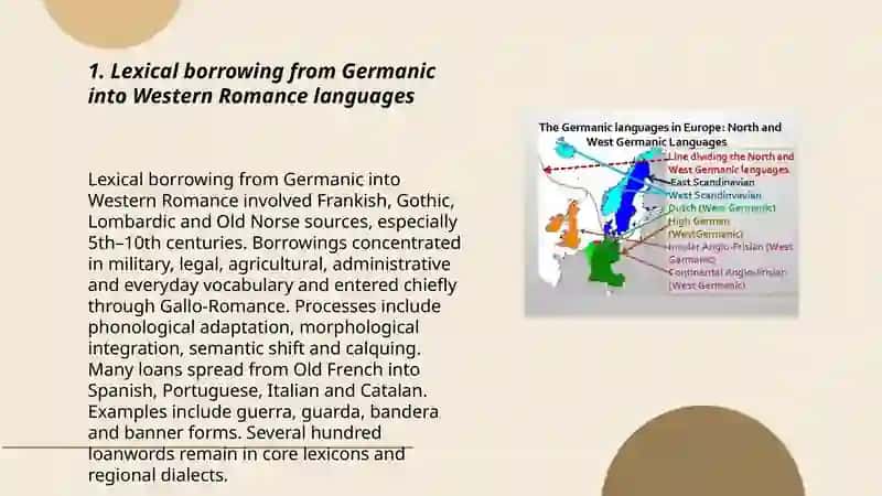 Specific features of Western roman-germanic languages 3