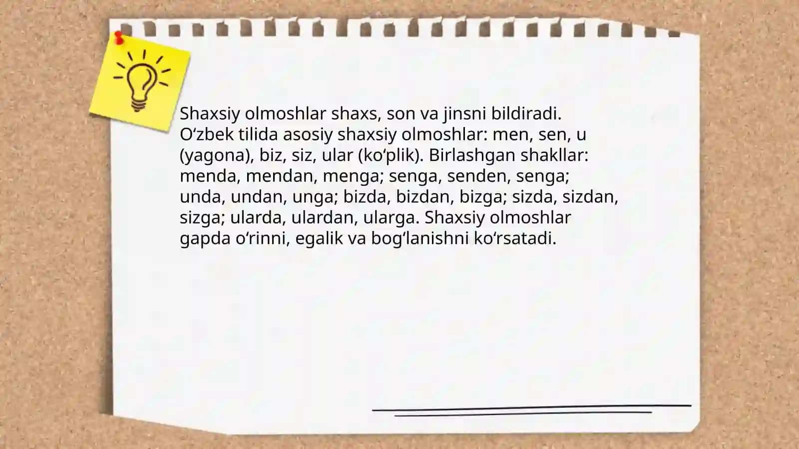 Olmosh so'z turkumi 3