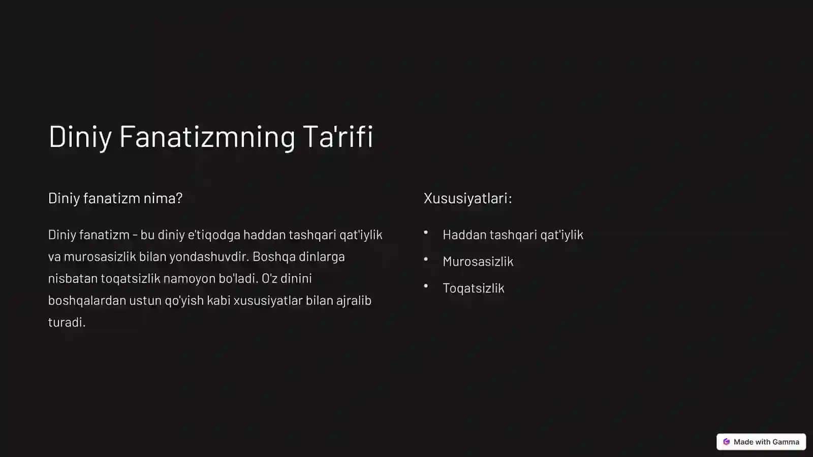 Diniy Aqidaparstlik, Ekstremizmning Kelib Chiqishi 3