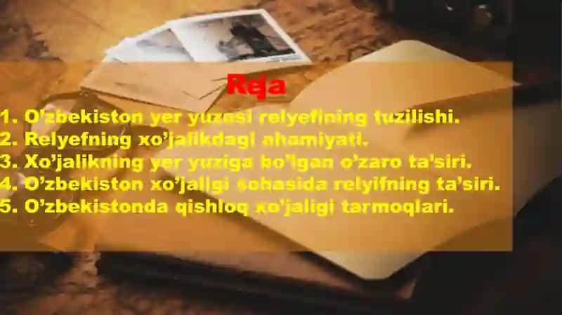 Oʻzbekiston geografiyasi fanidan taqdimot 3