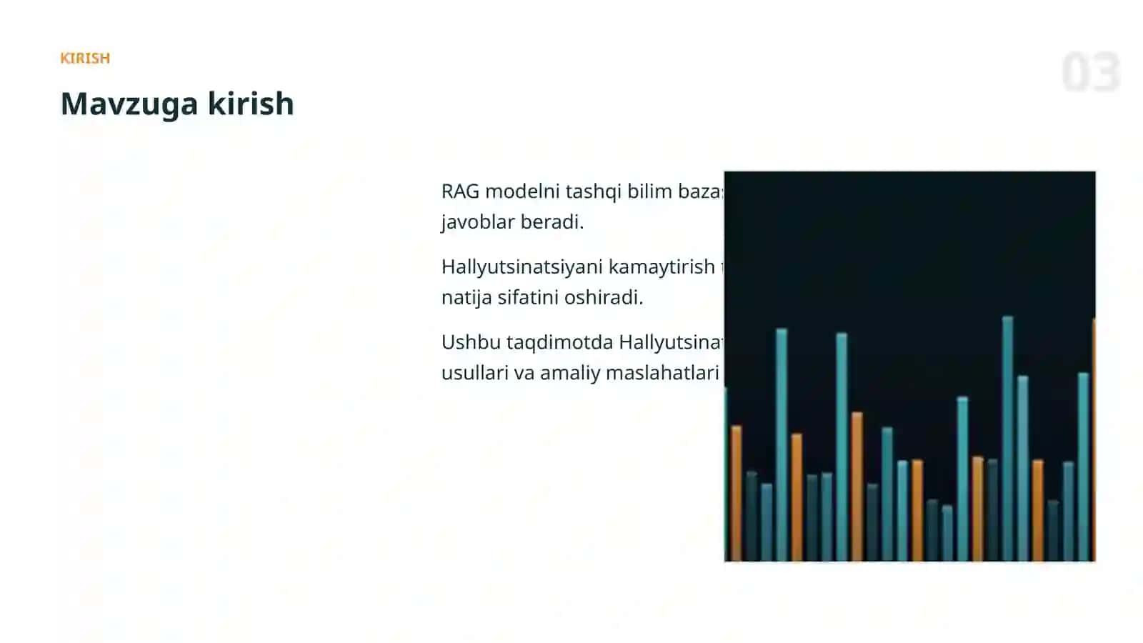Sun'iy intellekt bo'yicha amaliy taqdimot · III to'plam 3