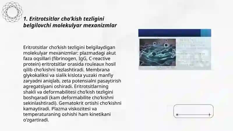 Eritrotsitlar choʻkish tezligi 3