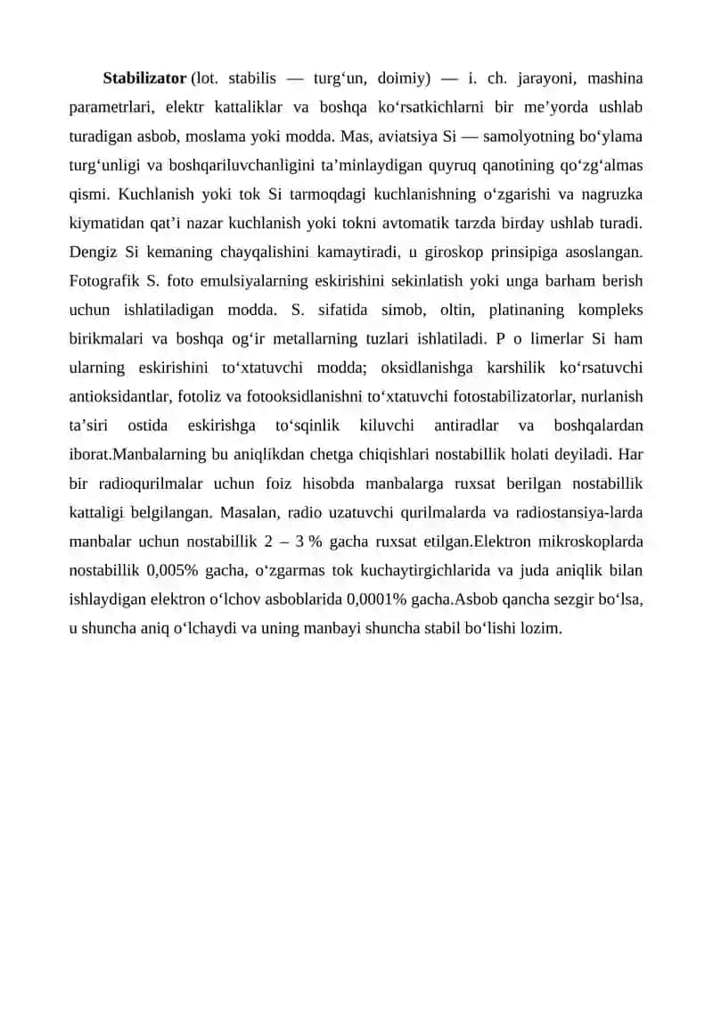 Stabilizatorlar va invertorlar 3