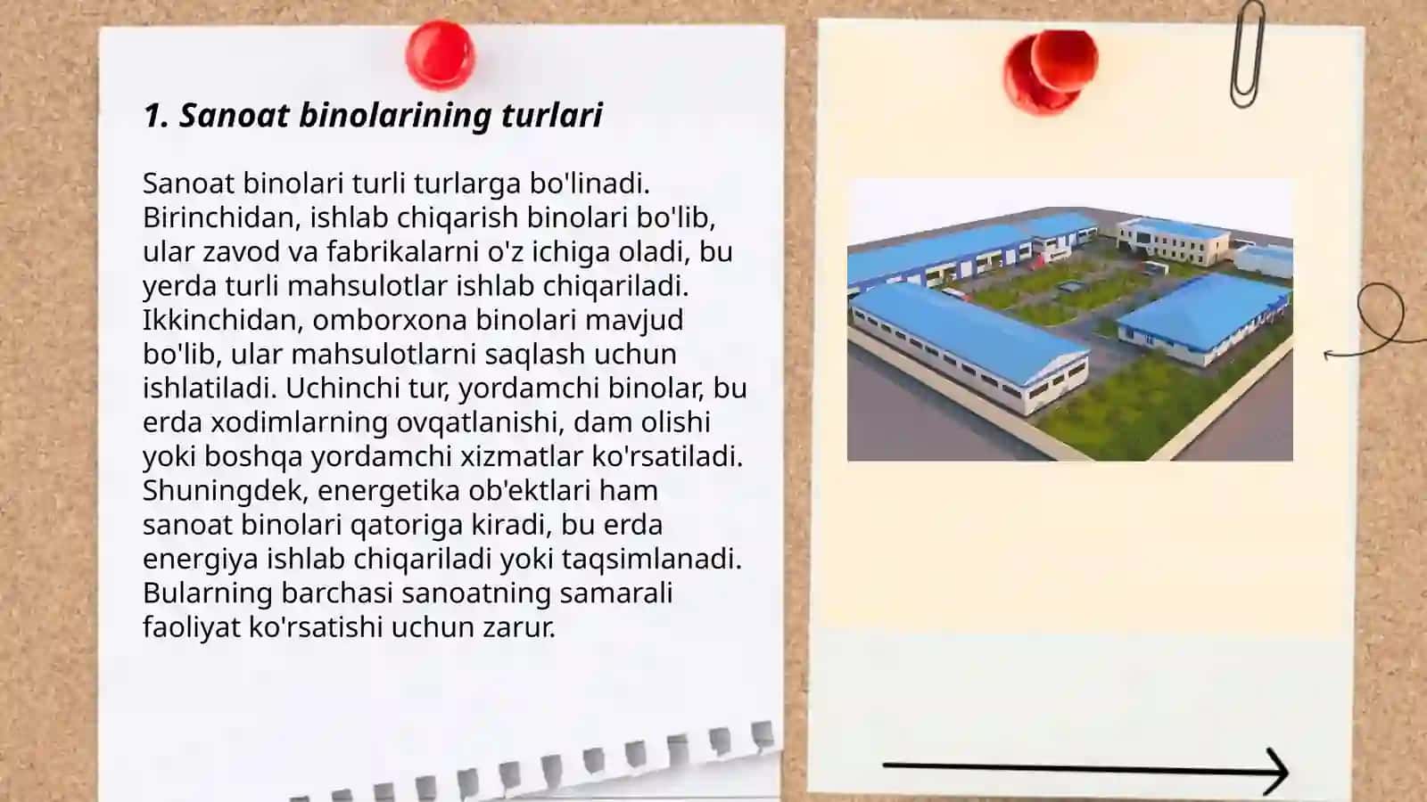 Sanoat binolarining klassifikatsiyasi 3