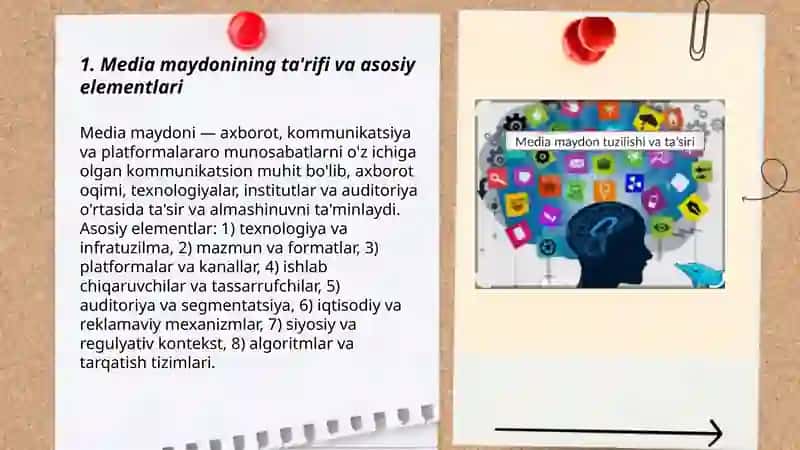 Media maydon tuzulishi va ta'siri 3