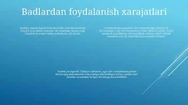 Bad Larning Ishlatilishidagi Nazorat 3