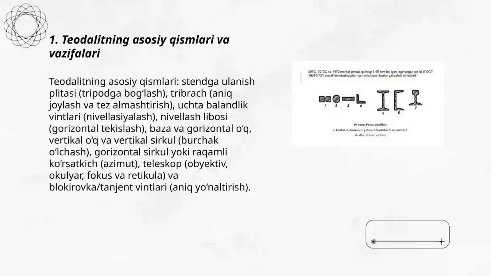 Teodalitni ornatish 3