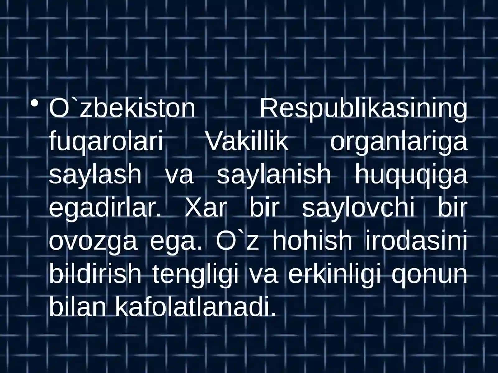 O'zbekiston Respublikasi saylov tizimi 3