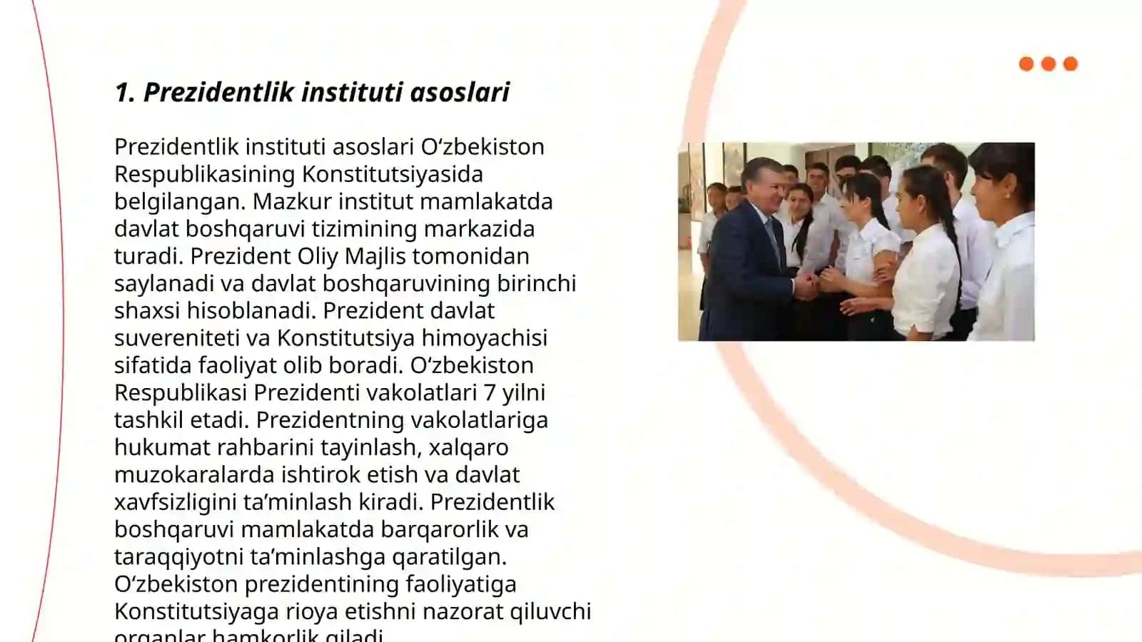 Prezidentlik instituti asoslari 3