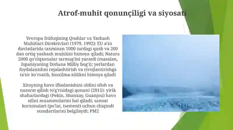 Ekologiya va Tabiatni asrash 3
