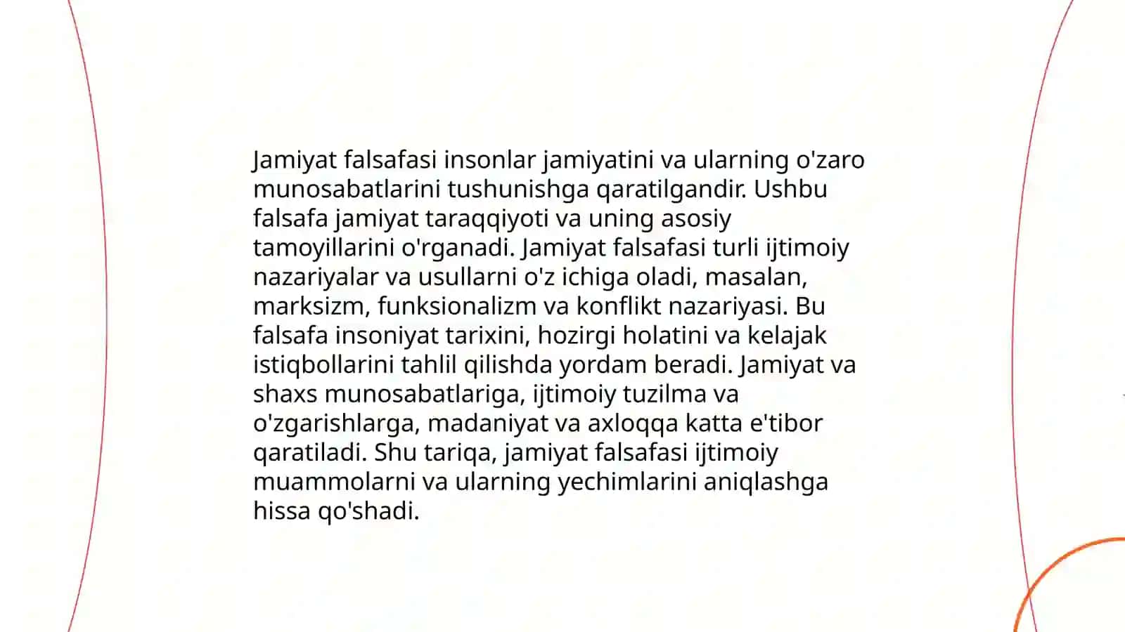 Jamiyat falsafasi 3