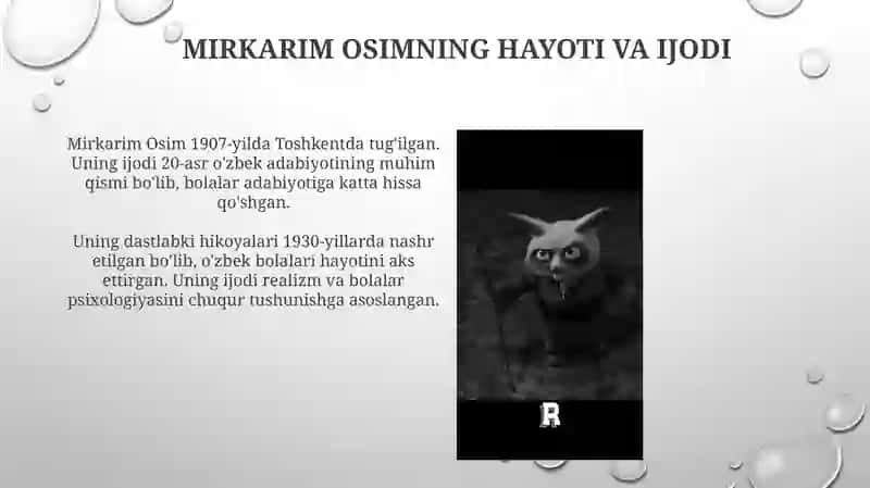 Mirkarim Osim: Hayot va Ijod Yo'li 3