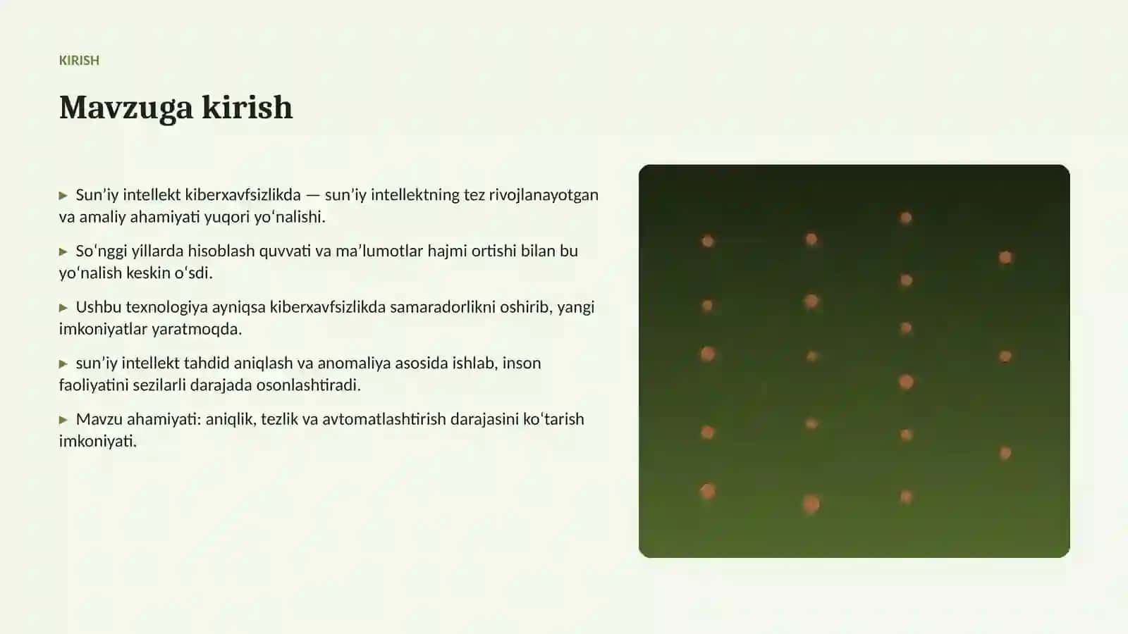 SUNʼIY INTELLEKT • PROFESSIONAL TAQDIMOT 3