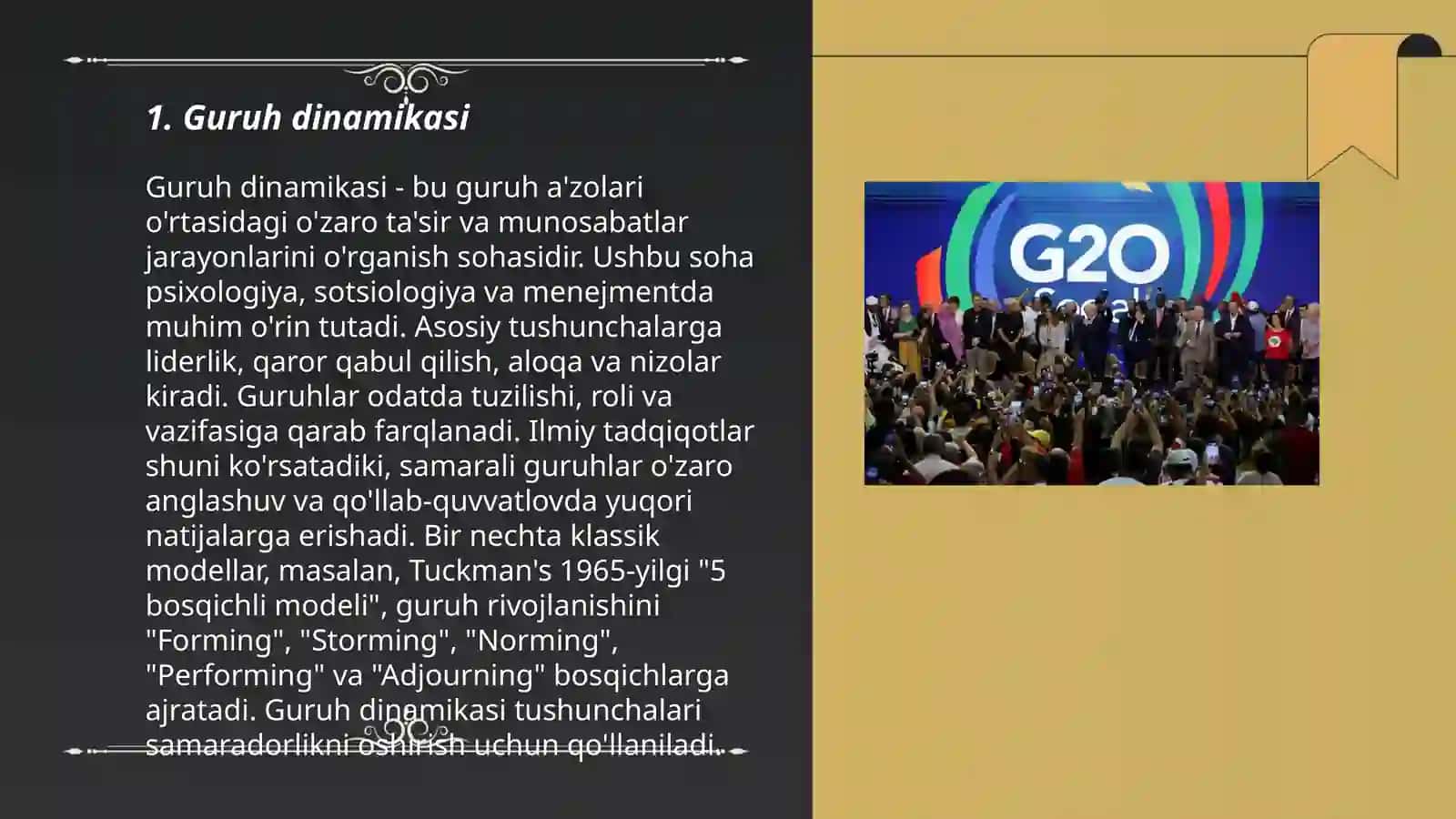 Guruh Dinamikasi 3
