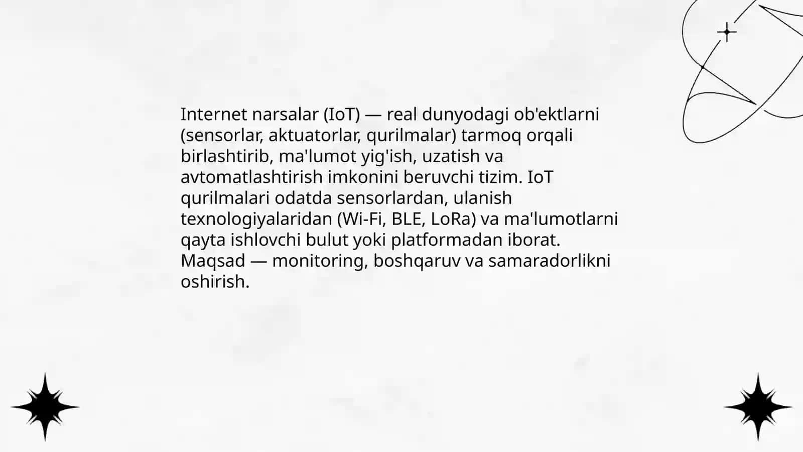 IoT (Internet of Things) tushunchasi 3