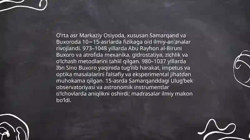 Oʻzbekistonda fizikaning rivojlanish tarixi 3