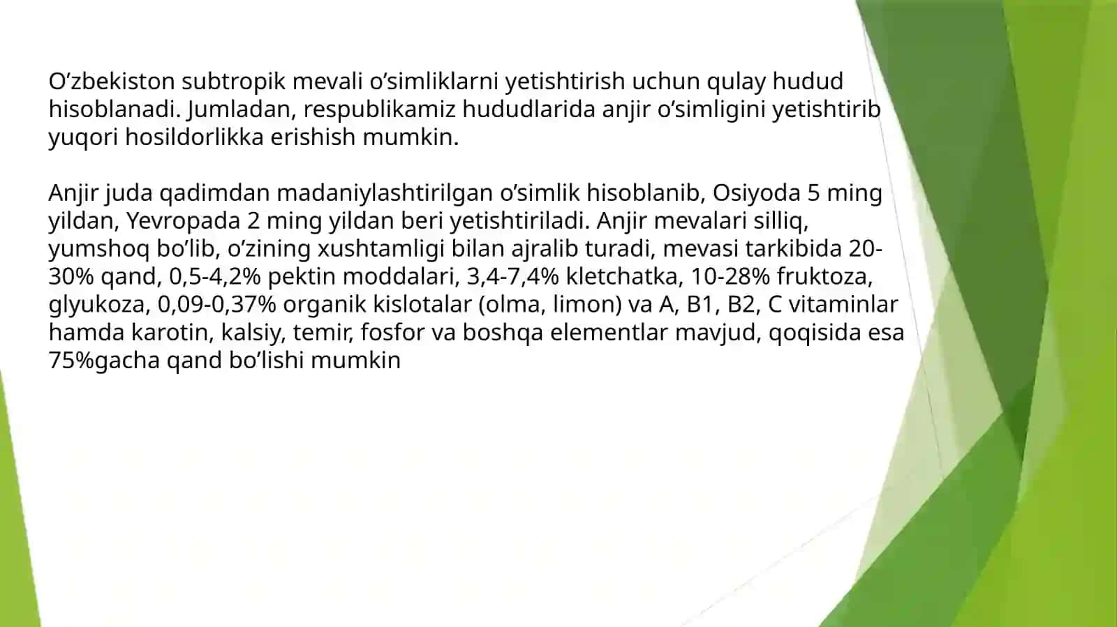 ANJIR QURITISH TEXNOLOGIYASI 3
