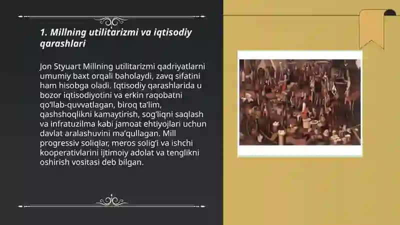 Jon Styuart Millning iqtisodiy qarashlari 3
