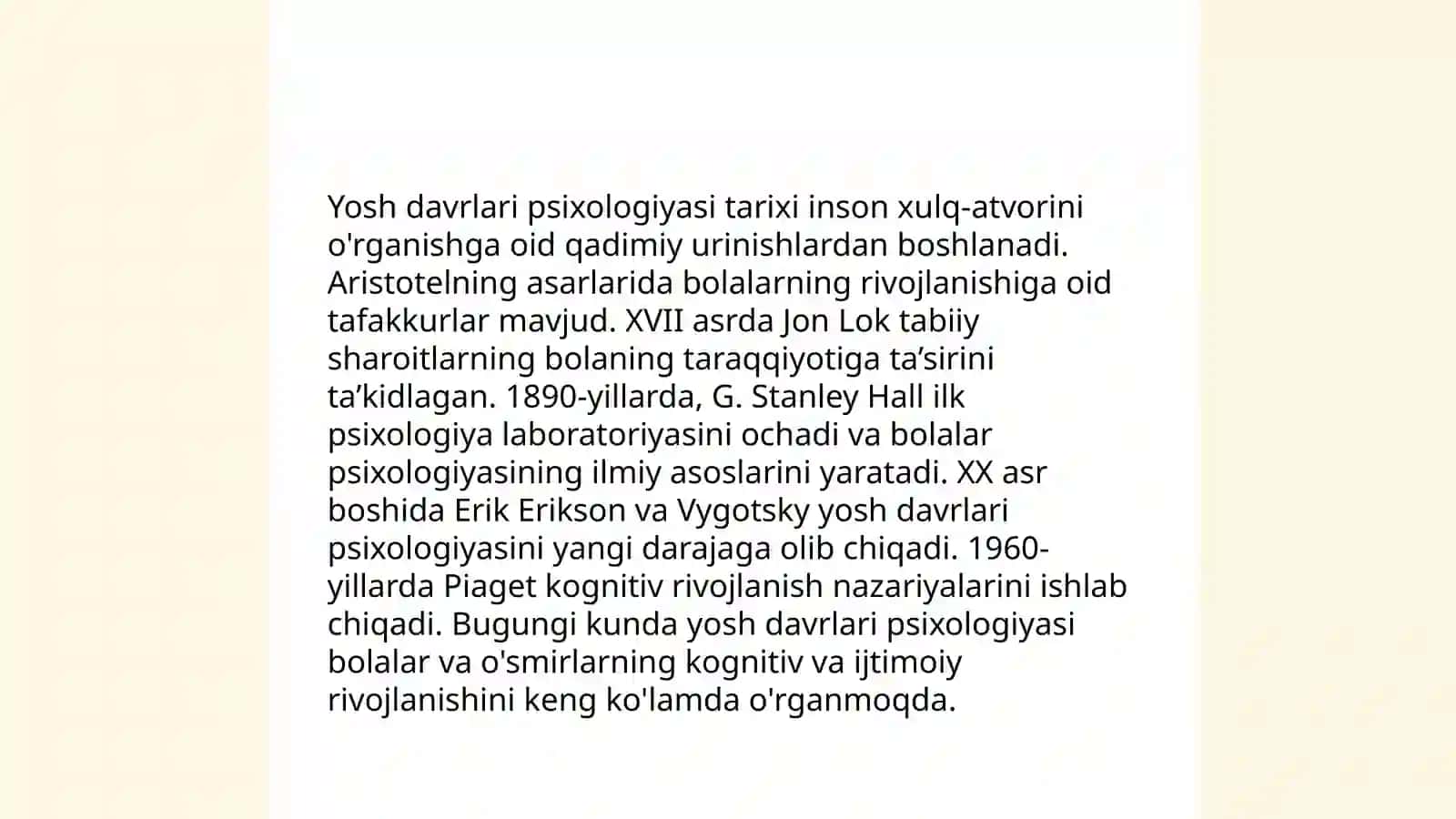 Yosh davrlari psixologiyasi 3