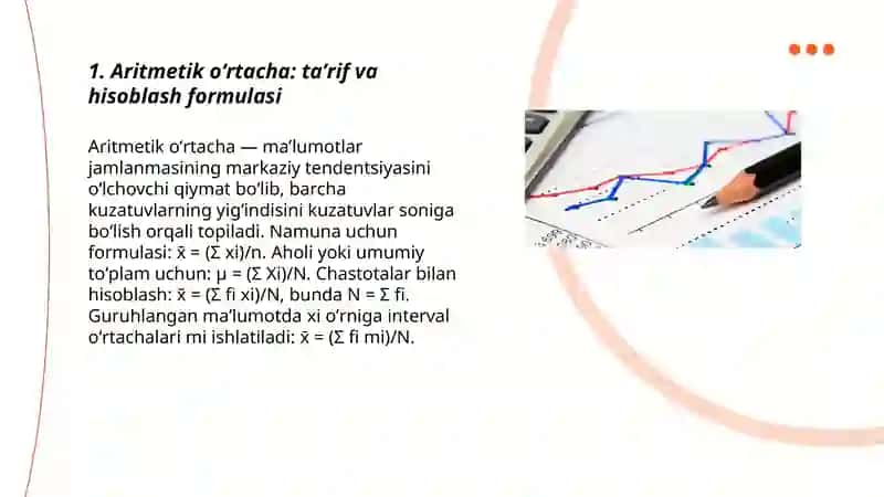 Aritmetik oʻrtacha 3