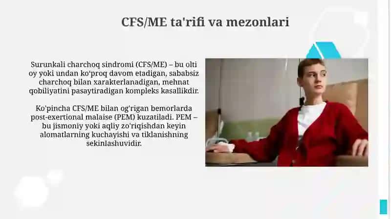 Tinchlik davrida surunkali charchoq sindromi 3