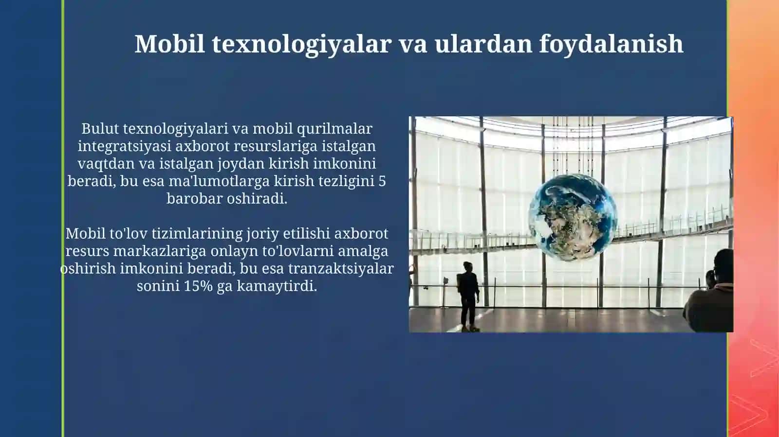Mobil texnologiyalar va ulardan foydalanish 3