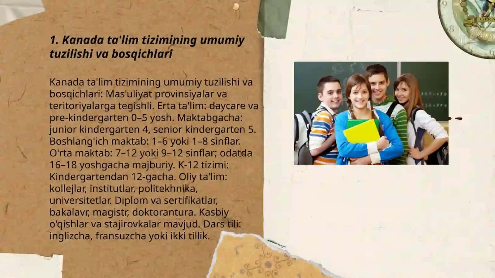 Kanada ta'lim tizimi 3