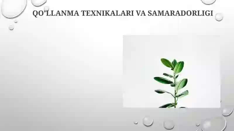 O'simliklarni himoya qilish mashinalari 3