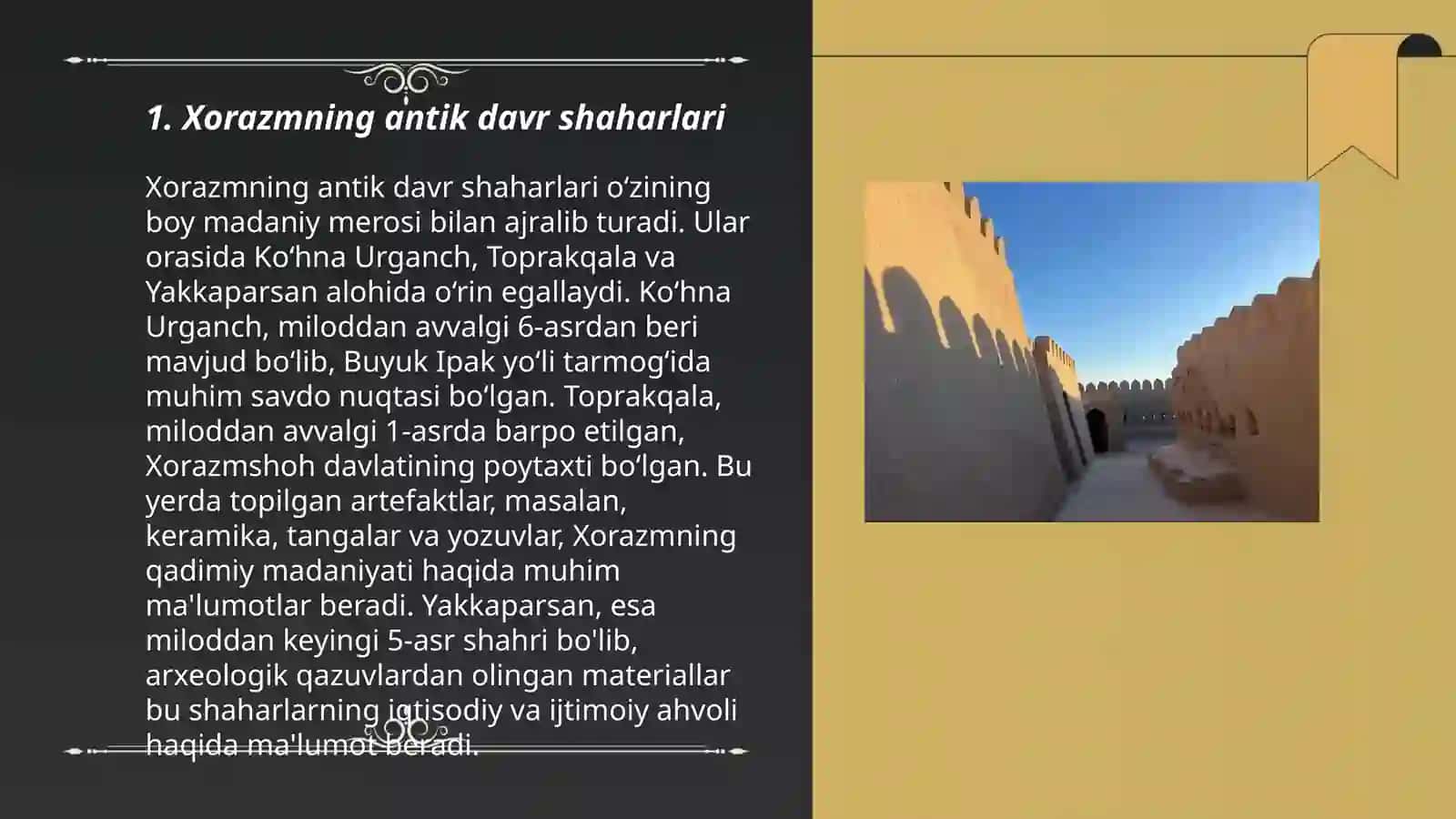 Xorazmning antik davr arxeologiyasi 3