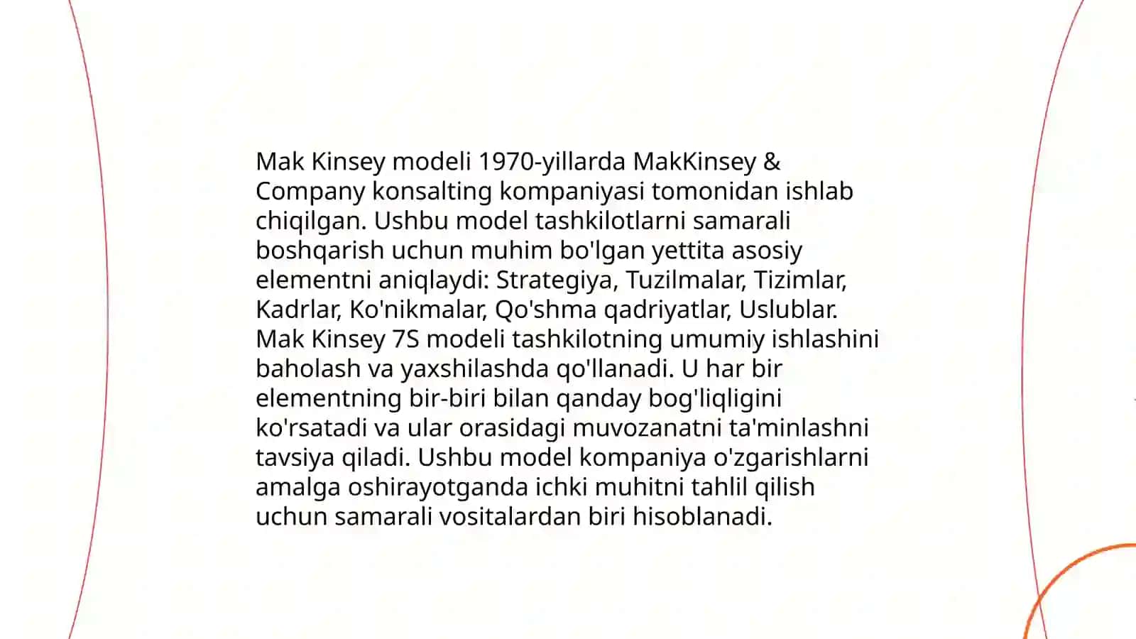 Mak Kinsey modeli va Shell |DPM modeli tuzilishi va tarixi 3