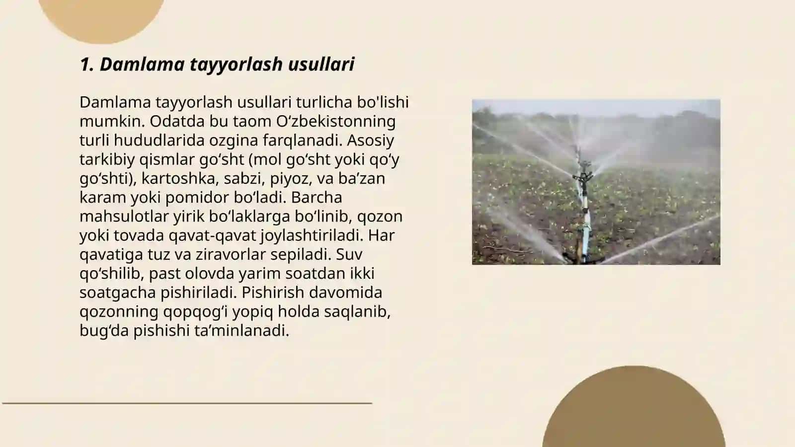 Damlama va qaynatma 3