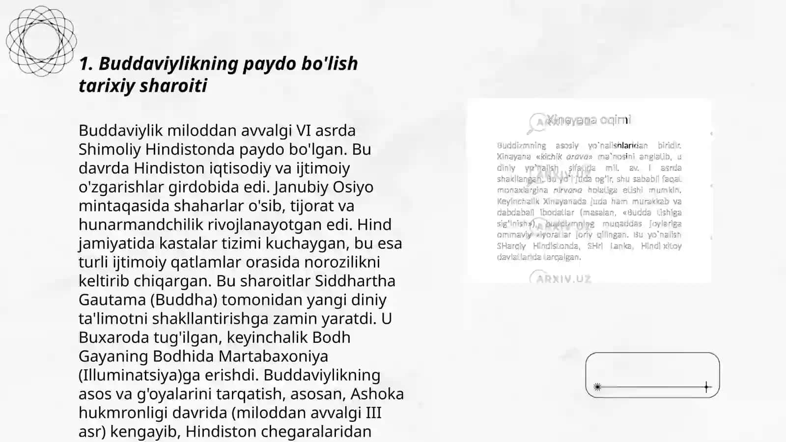 Buddaviylikning paydo bo'lish tarixiy sharoiti 3