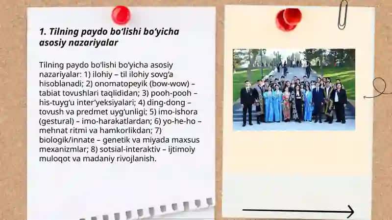 Tilning paydo boʻlishi va tarixi 3
