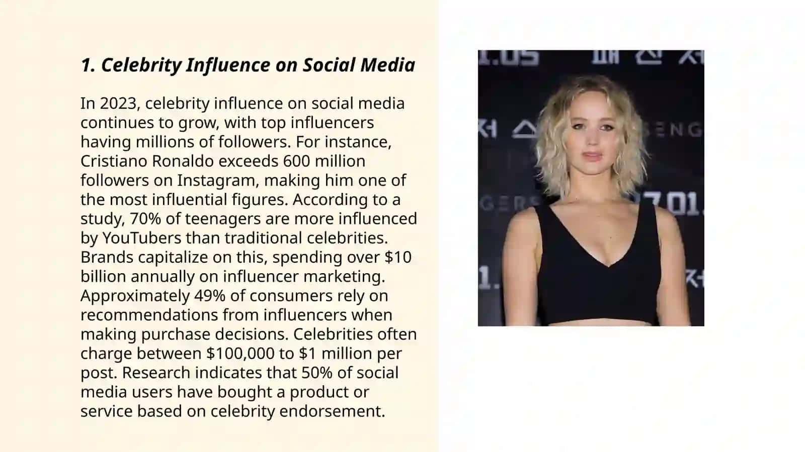 Modern celebraties 3