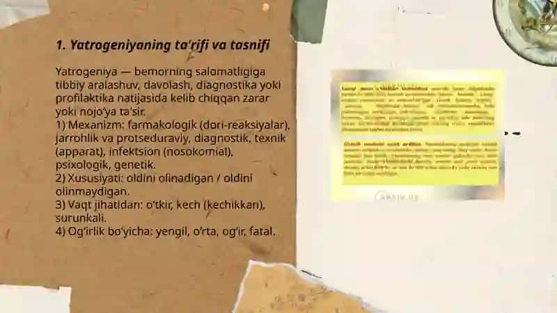 Hozirgi zamon tibbiyotida yatrogeniya muammolari 3