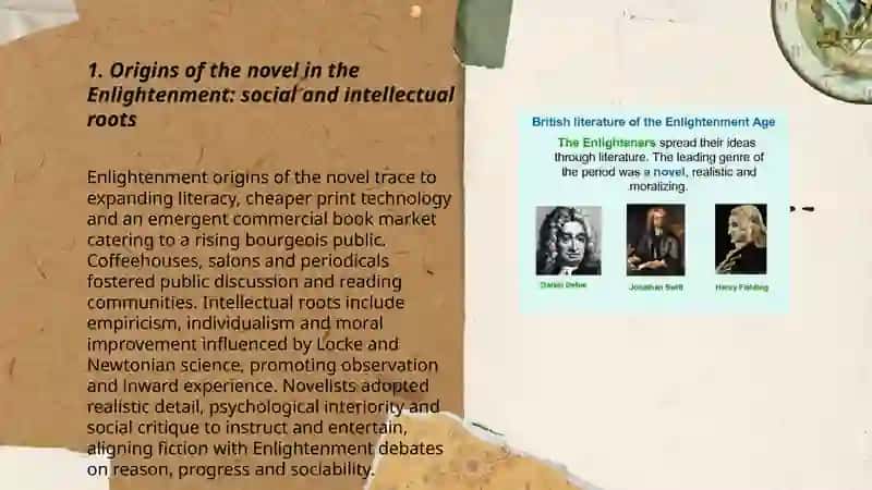 DEVELOPMENT OF THE NOVEL GENRE IN THE 18TH CENTURY ENLIGHTENMENT PERIOD 3