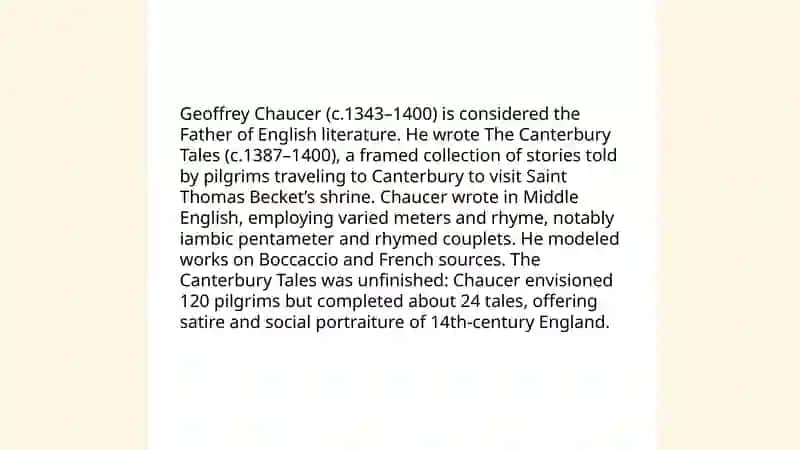 The literature Of the 14-15 centuries 3