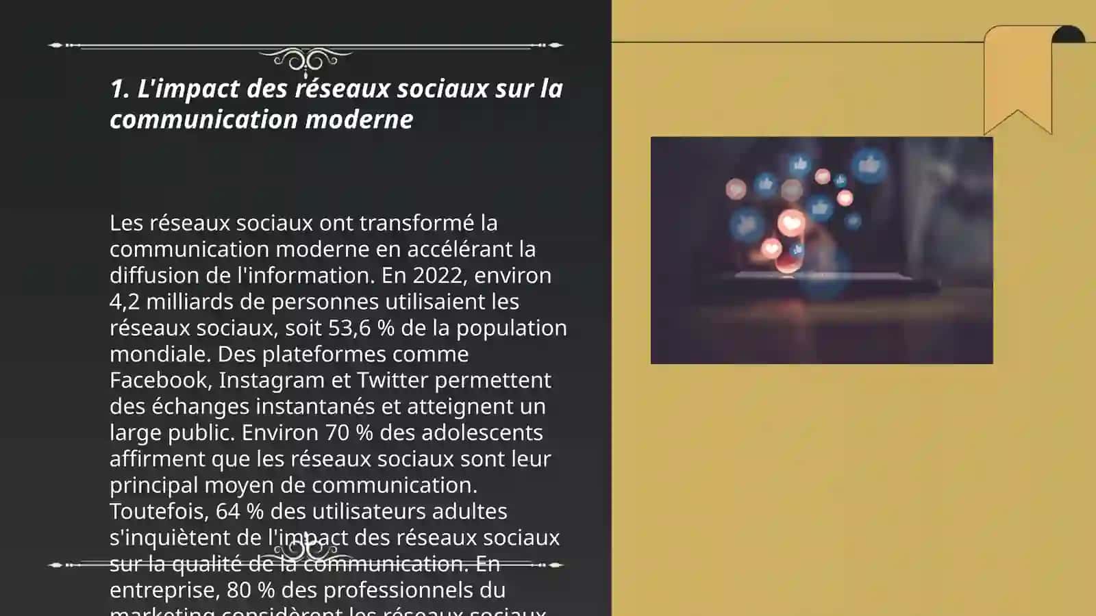 L'impact des réseaux sociaux sur la communication moderne 3