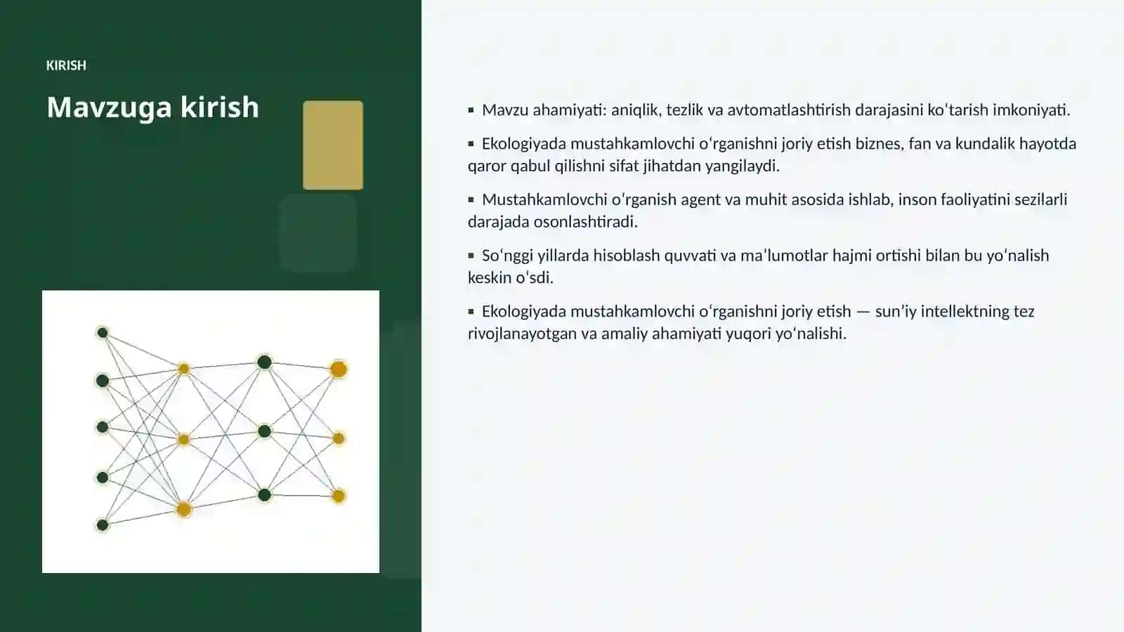 SUNʼIY INTELLEKT • PROFESSIONAL TAQDIMOT 3