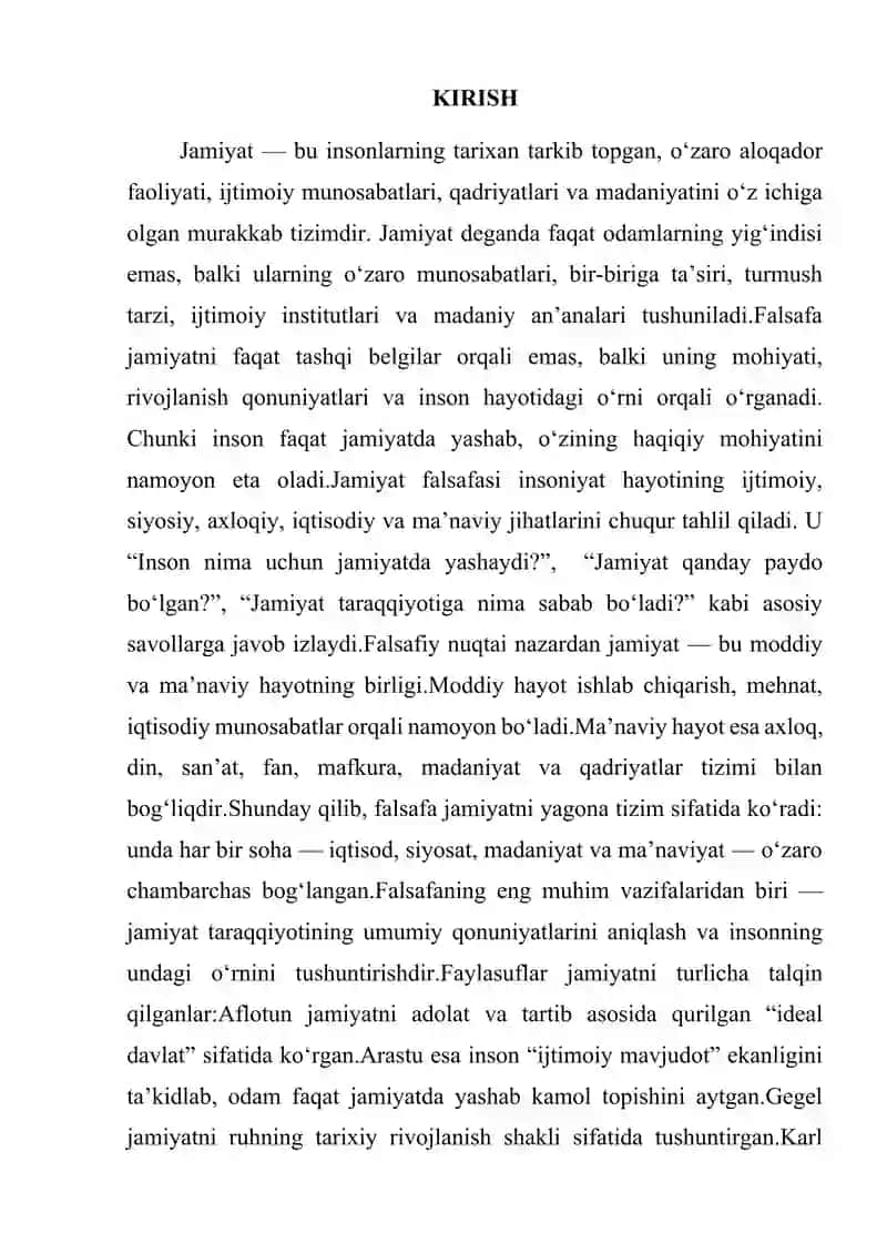 JAMIYAT HAQIDAGI FALSAFIY TA’LIMOTLAR 3