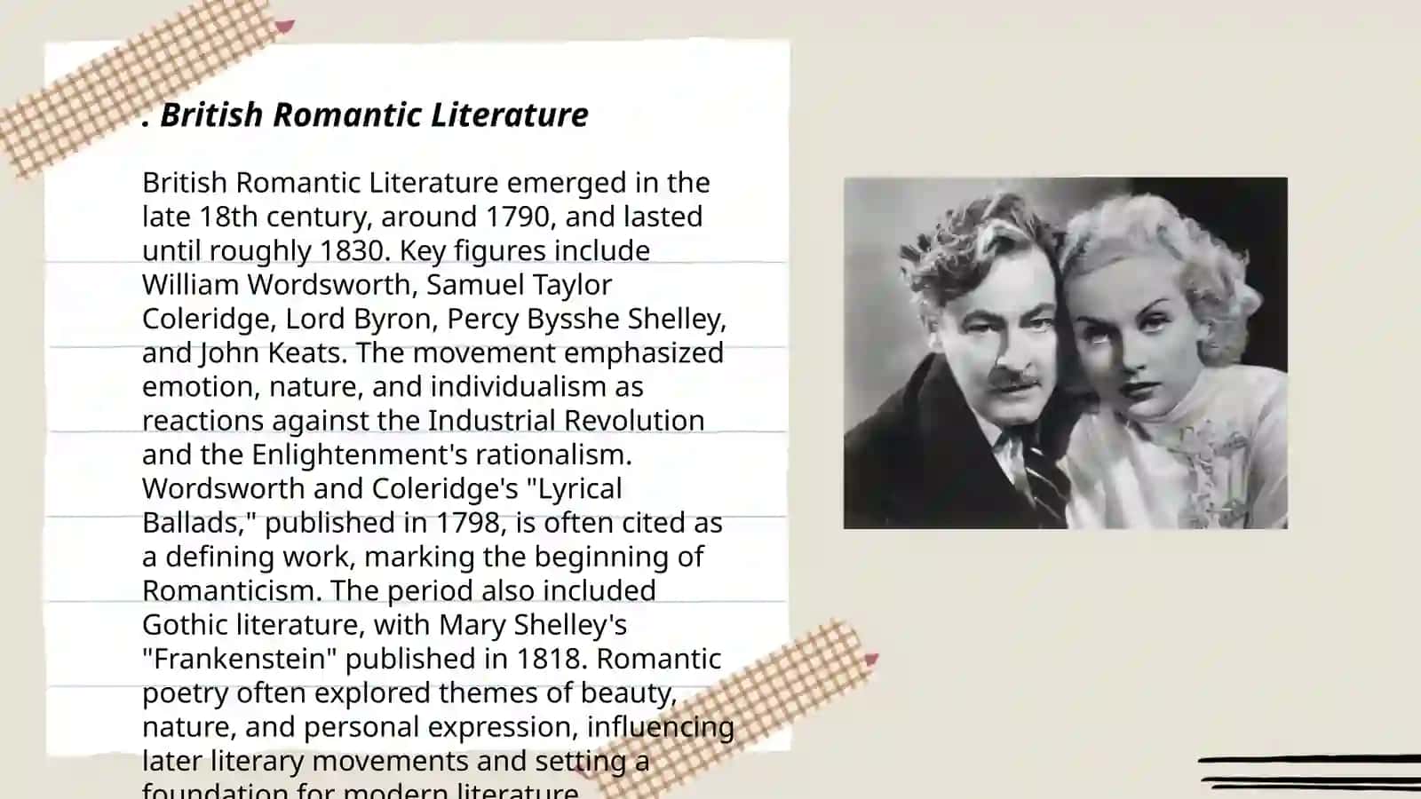 British Romantic Literature 3