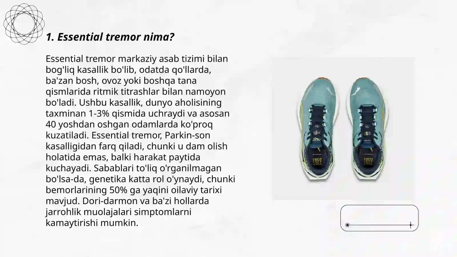 Essensial tremor va uning turlari 3