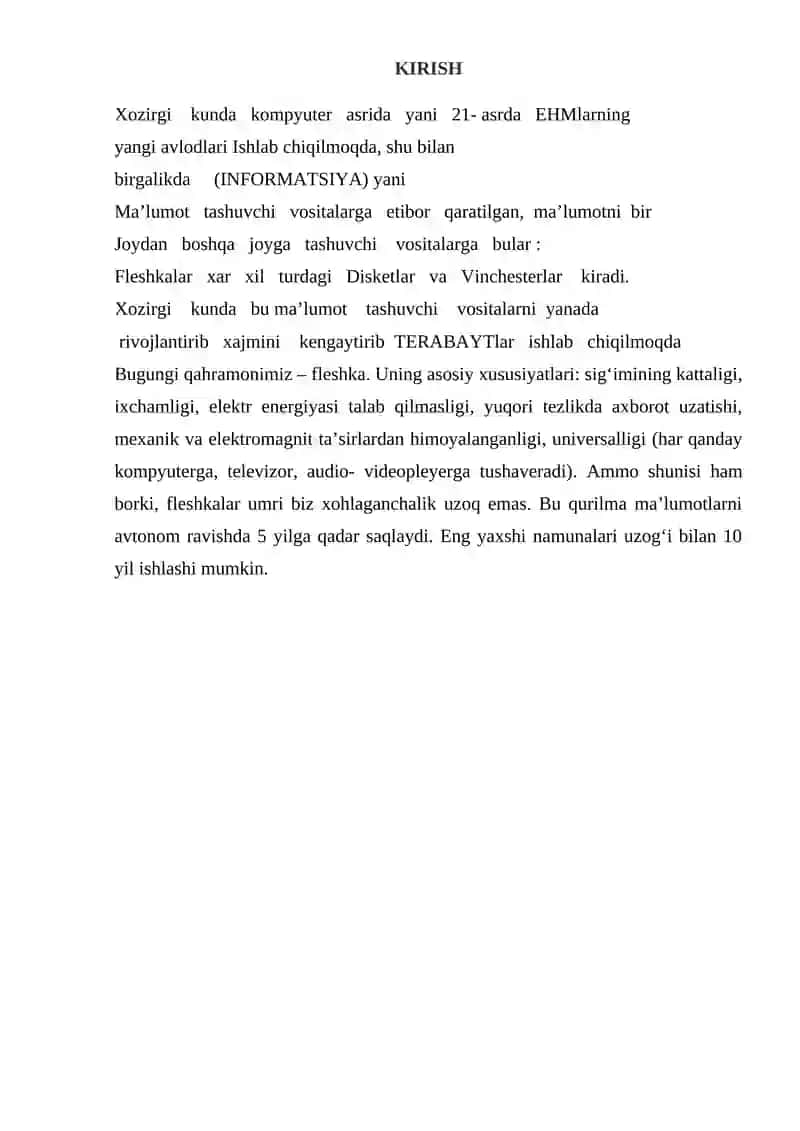 EXM larda informatsiyani tashuvchi vositalar 3