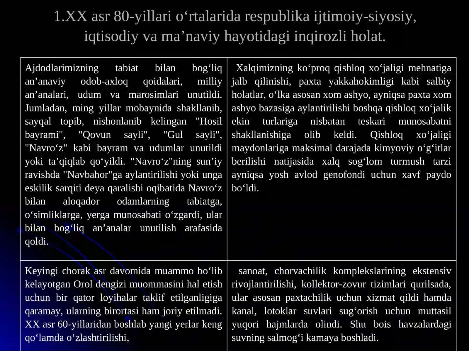 O‘zbekistondagi ijtimoiy-siyosiy jarayonlar 3