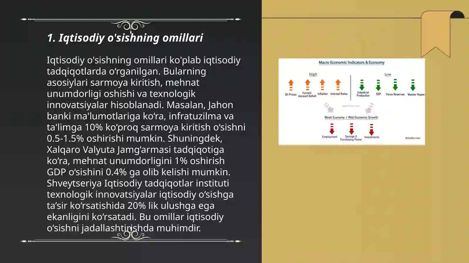 Iqtisodiy o'sish va milliy boylik 3