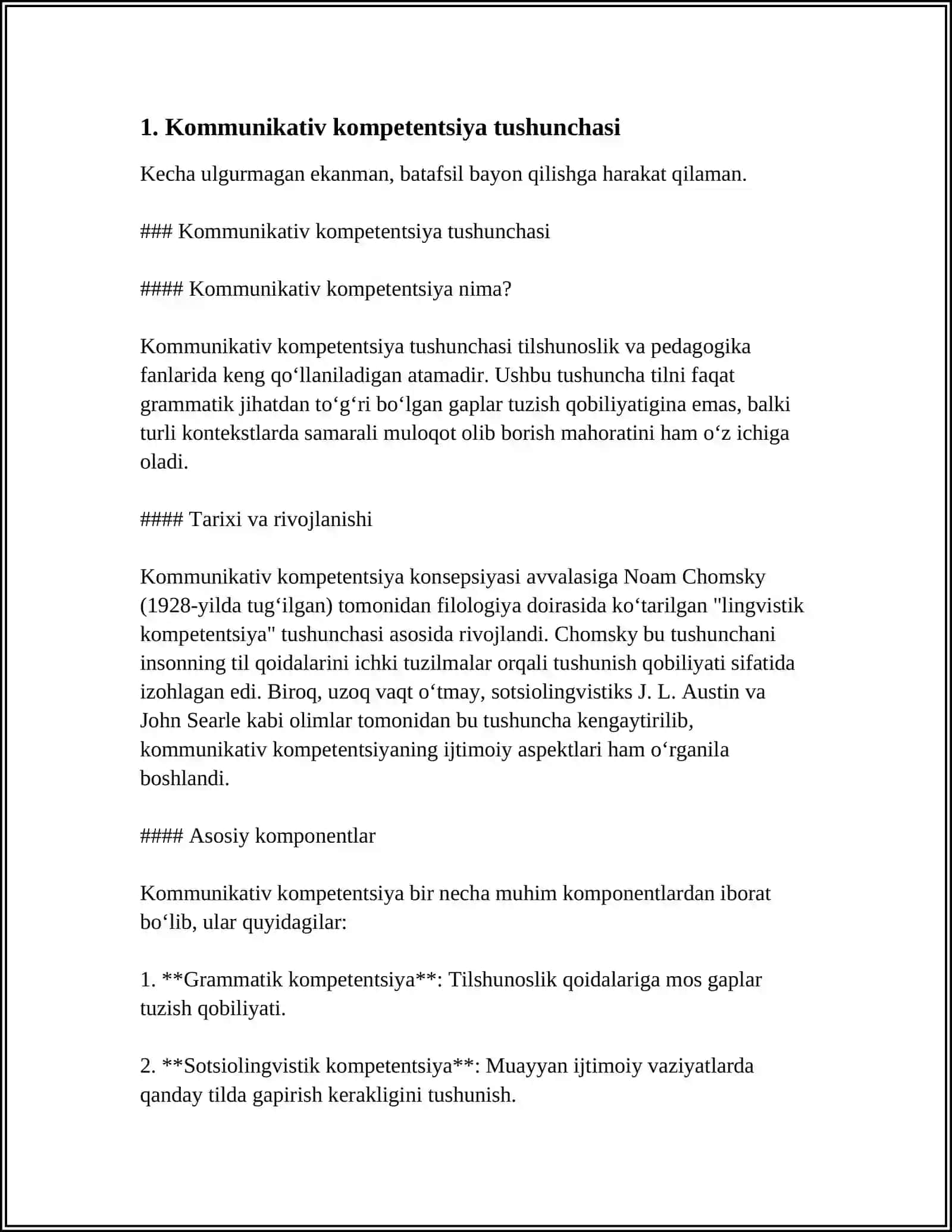 Kommunikativ kompetentsiya tushunchasi 3
