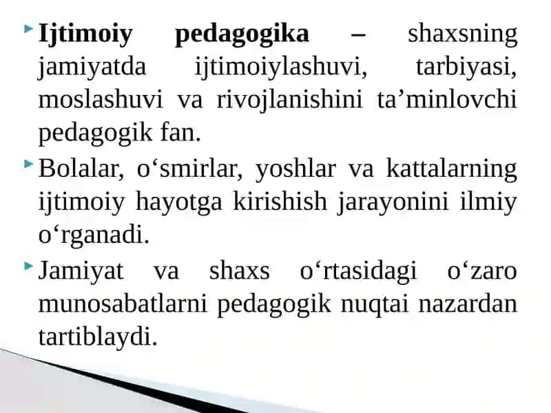 Ijtimoiy pedagogikaning nazariy asoslari 3