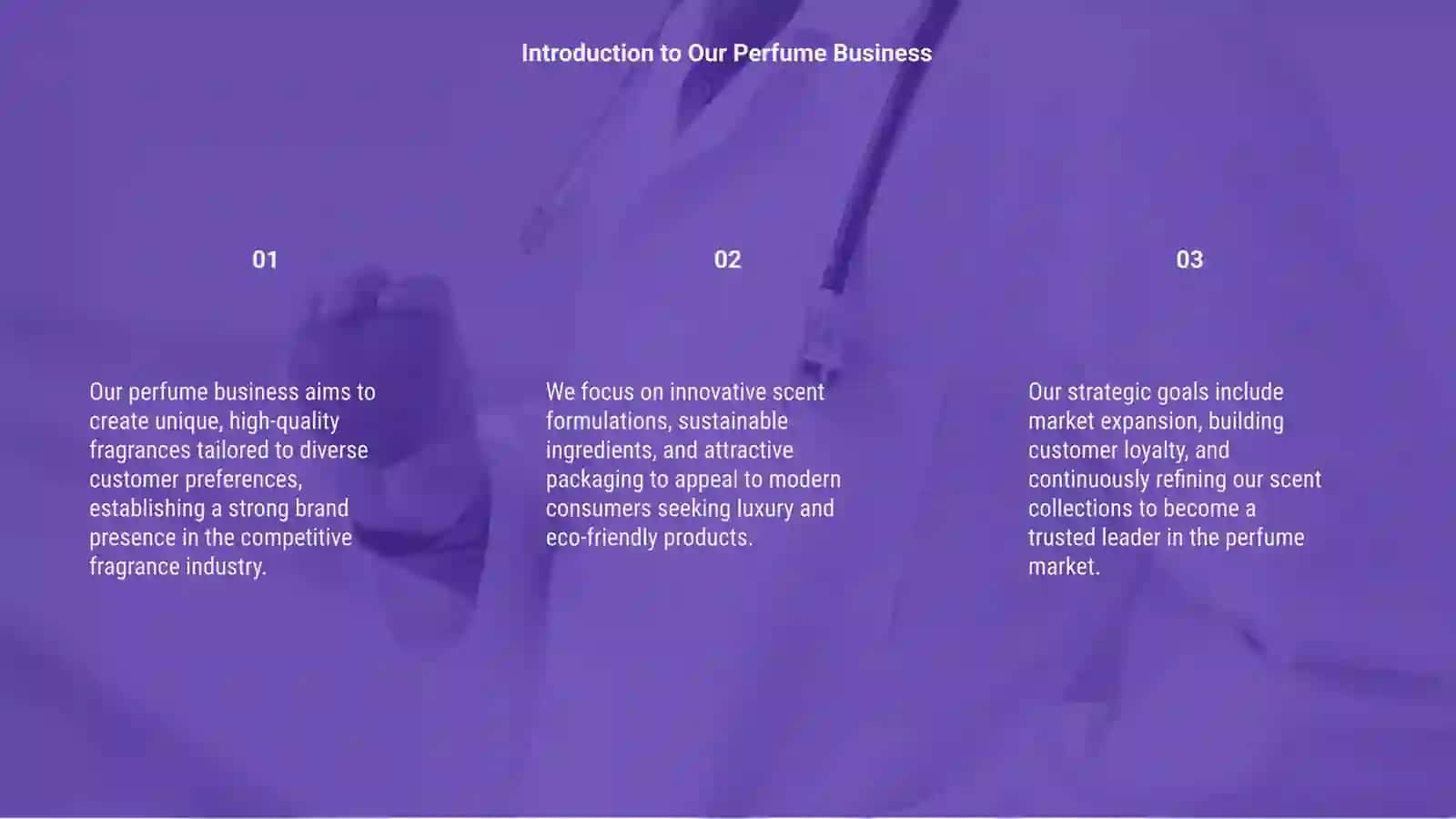 My business plan for a Parfume company 3