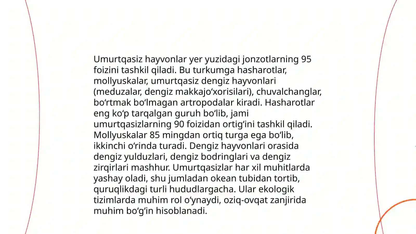 Umurtqasiz hayvonlar 3